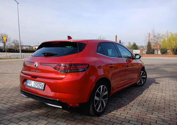 Renault Megane cena 77000 przebieg: 54317, rok produkcji 2021 z Pleszew małe 92